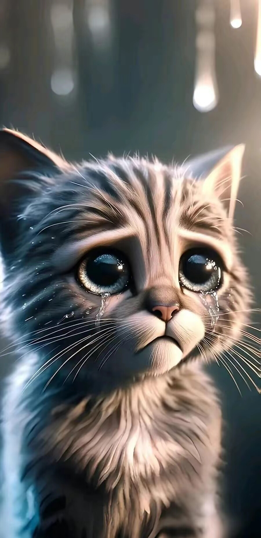 哭泣猫咪