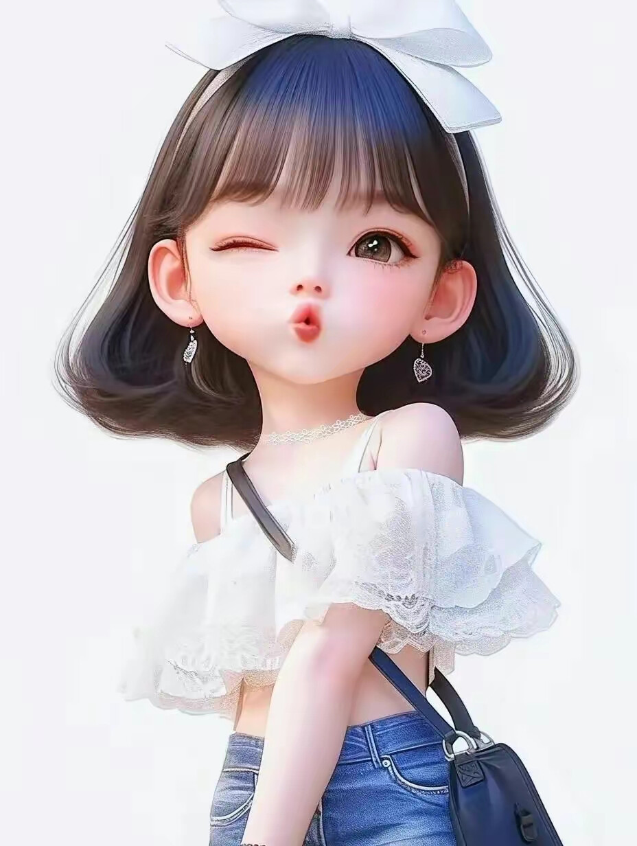 可爱美女头像壁纸