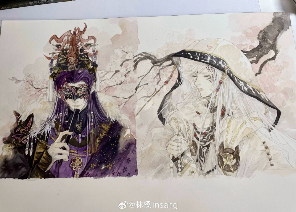 画师见水印