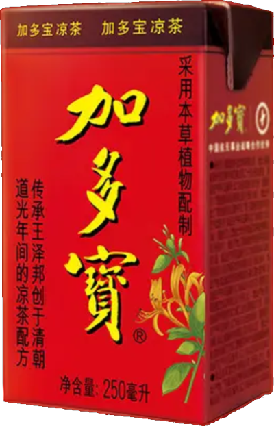 盒装加多宝凉茶