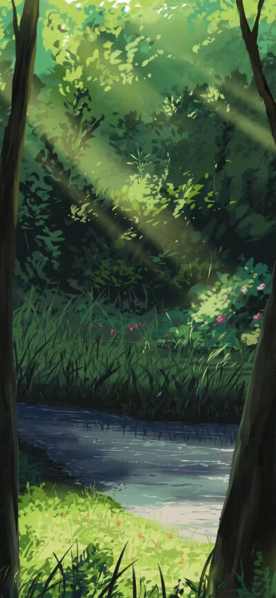 绿色护眼全屏壁纸