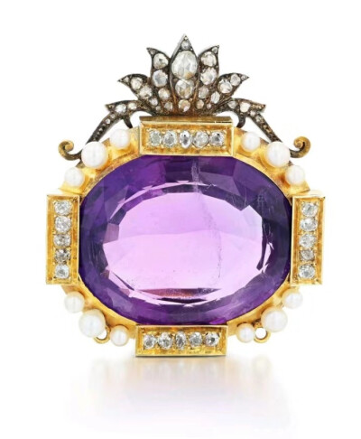 紫水晶古董珠宝