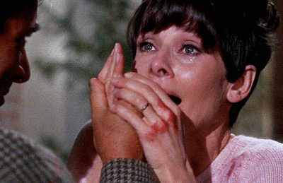 1967年电影《盲女惊魂记》里的奥黛丽·赫本 ​​​