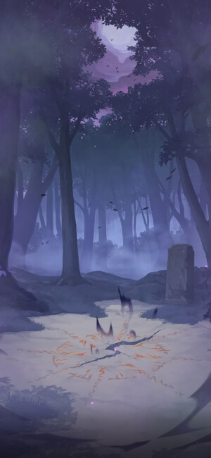 《未定事件簿》魔界
图源《未定事件簿》：左然SSR「长梦与君同」剧情