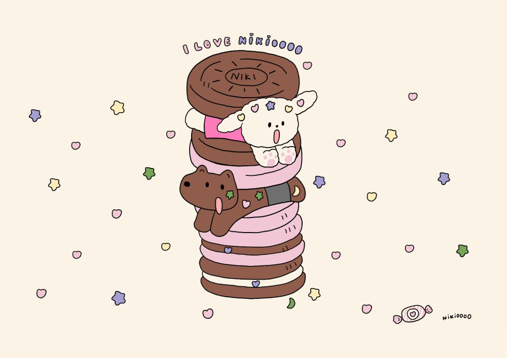 小菜狗快乐日常治愈系iPad壁纸​​​