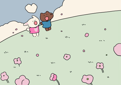 小菜狗快乐日常治愈系iPad壁纸​​​