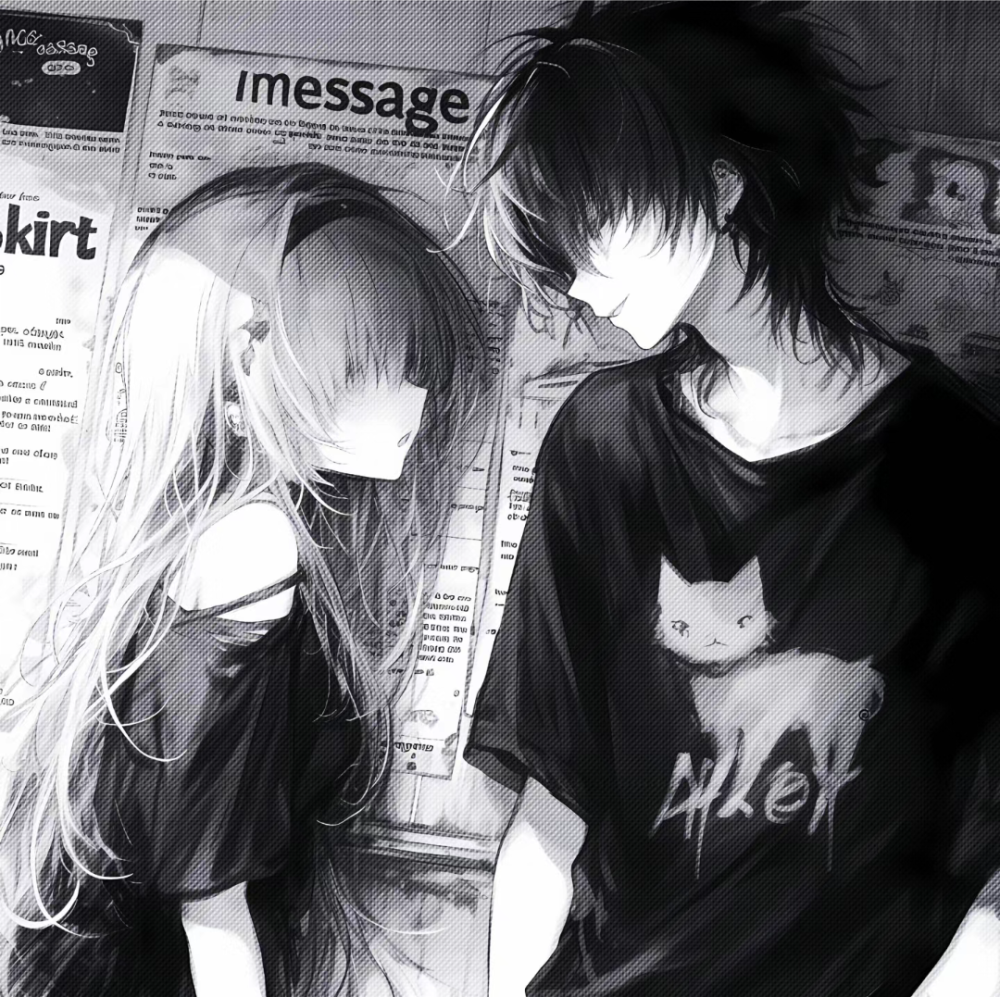 动漫情头，来自 xhs/无趣小挽。