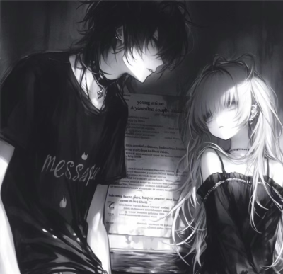 动漫情头，来自 xhs/无趣小挽。