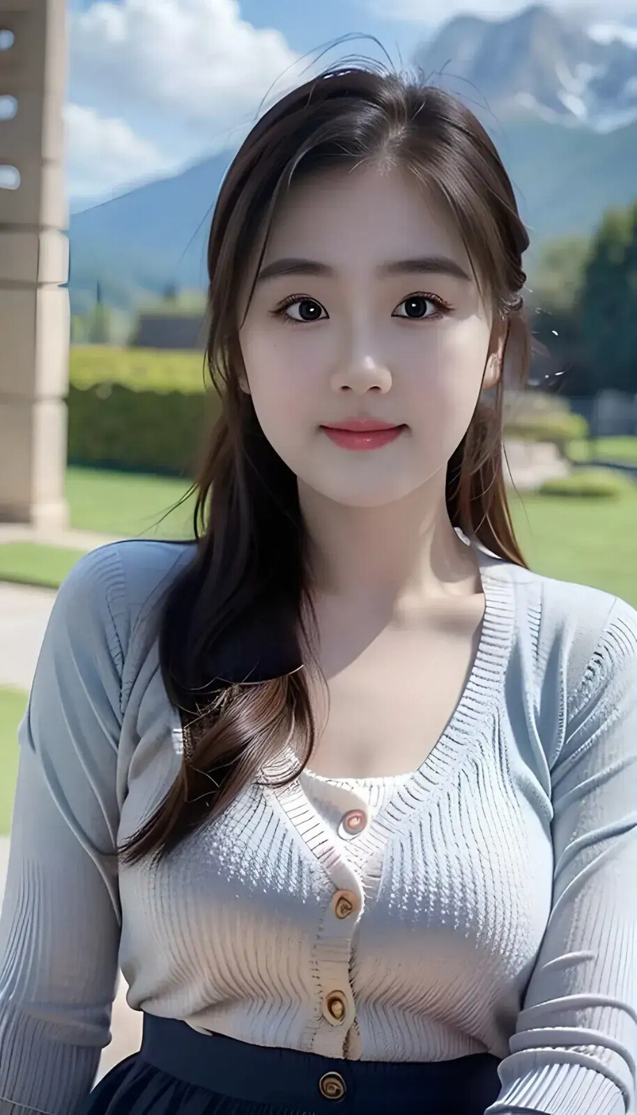 纯情美女