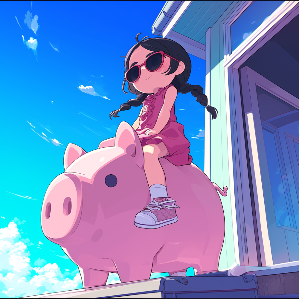 创意小女孩头像