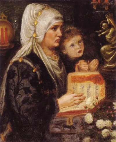 两位母亲
但丁·加百利·罗塞蒂
1849-1851
