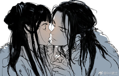 图源微博@loli武士
这一对是雪青×白露蝶的故事~
