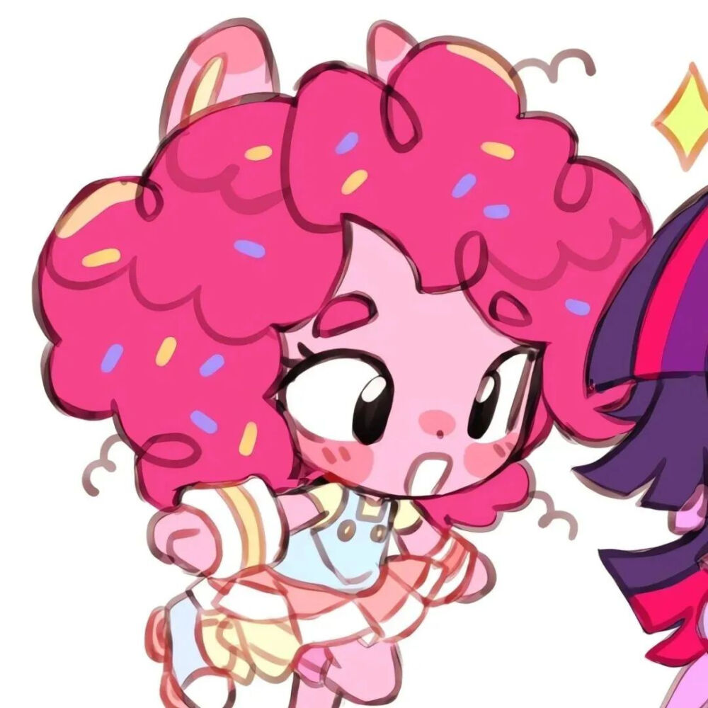 宿舍六人头像小马宝莉可爱拟人