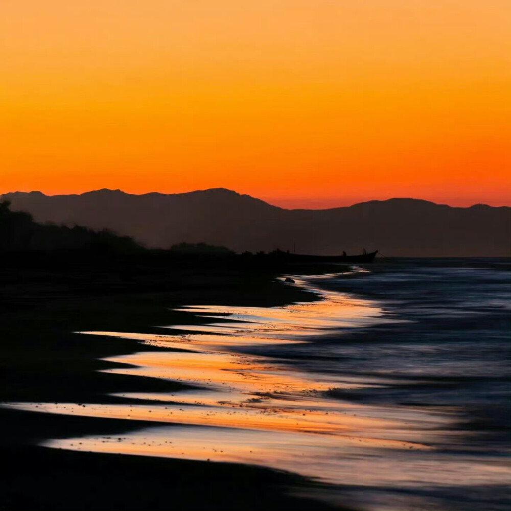 落日背景图 夕阳背景图