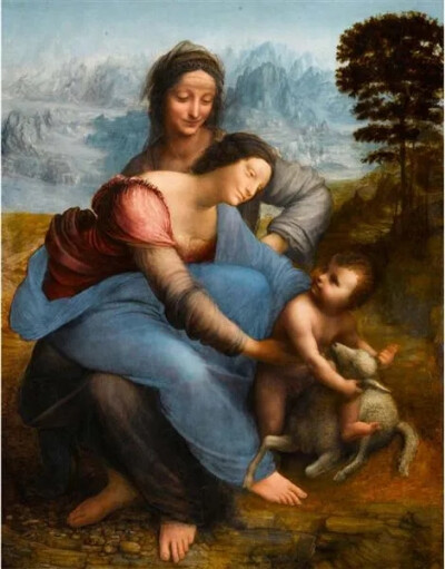 圣母子与圣安娜
列奥纳多·达·芬奇
约1503-1519年，木板油画
112cm x 168cm
法国巴黎，卢浮宫博物馆
