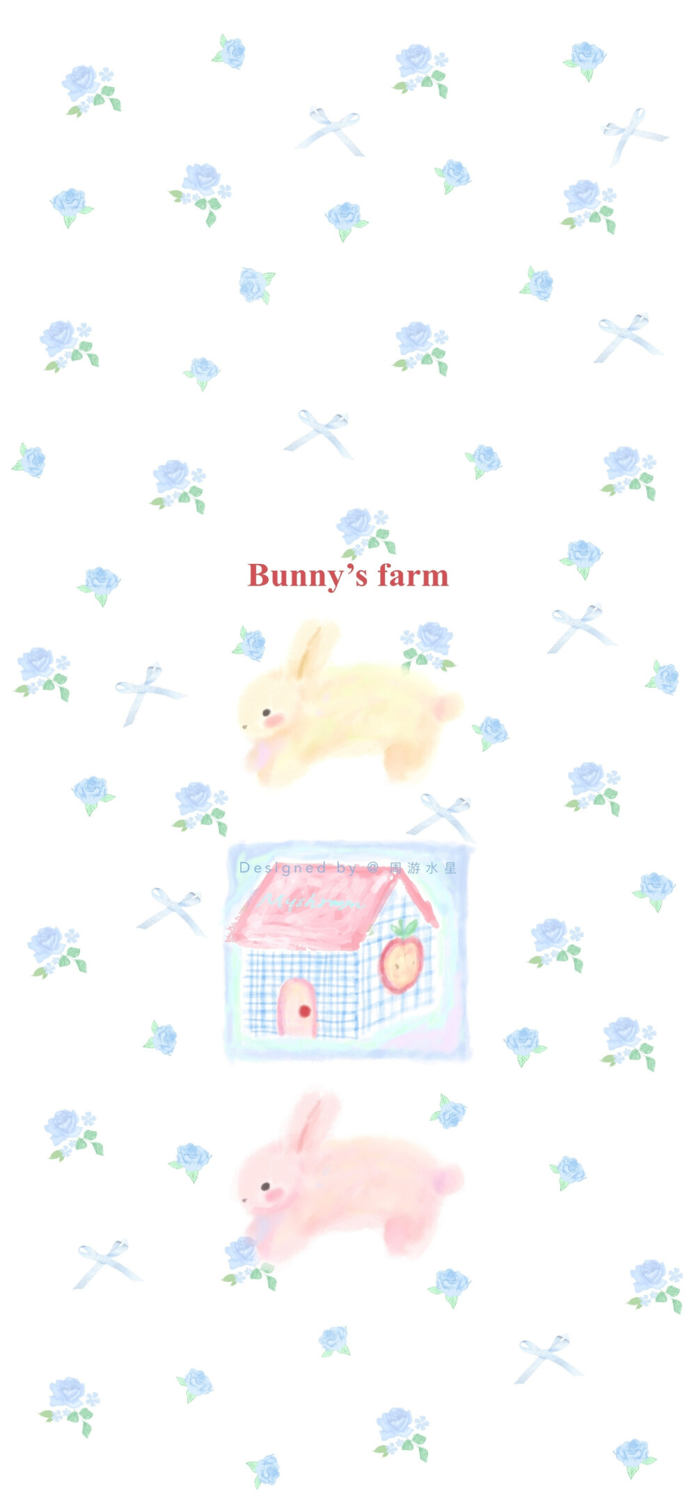 小清新少女心壁纸
画师：周游水星