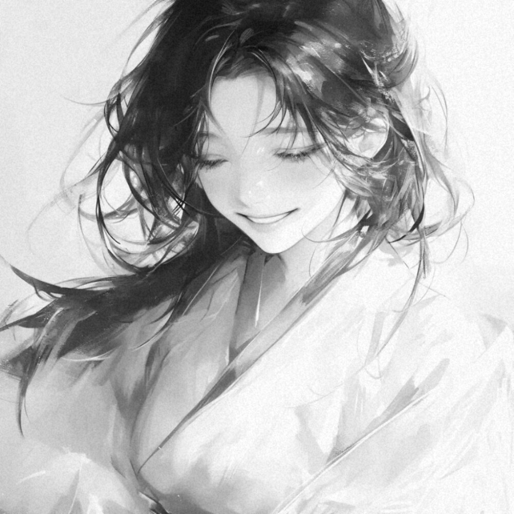 水墨风女生头像