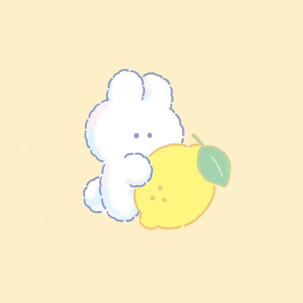 软绵可爱的小兔子头像