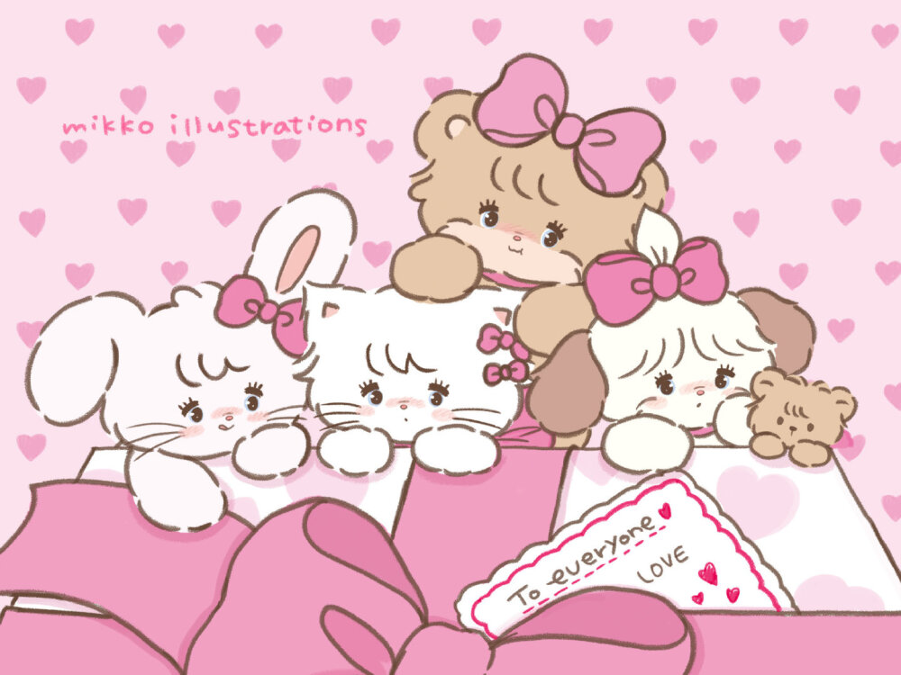 mikko可爱家族iPad壁纸