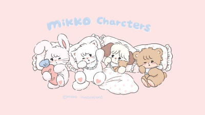 mikko可爱家族iPad壁纸