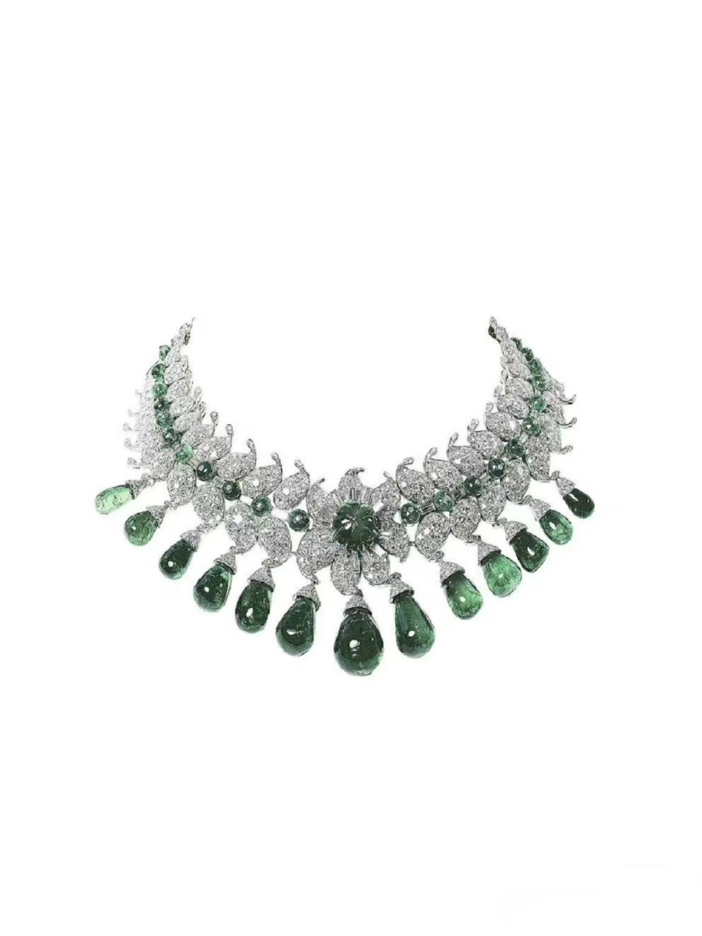 巴罗达祖母绿项链