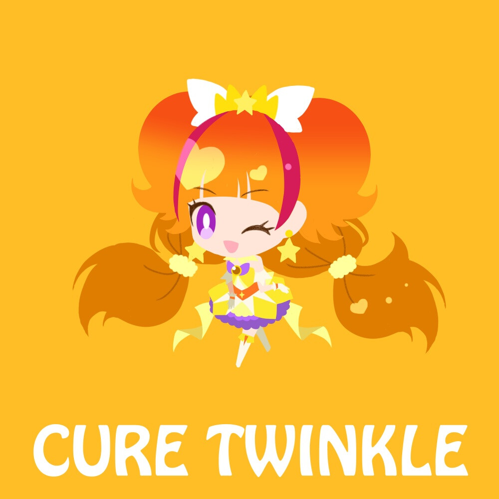 「Go！Princess光之美少女」
天之川绮罗／天乃川星彩／Cure Twinkle（闪亮天使）