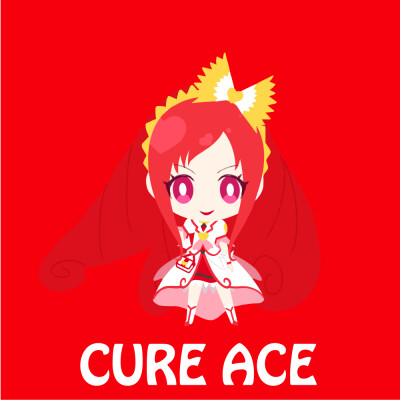 「心跳！光之美少女」
圆亚久里／Cure Ace（王牌天使）