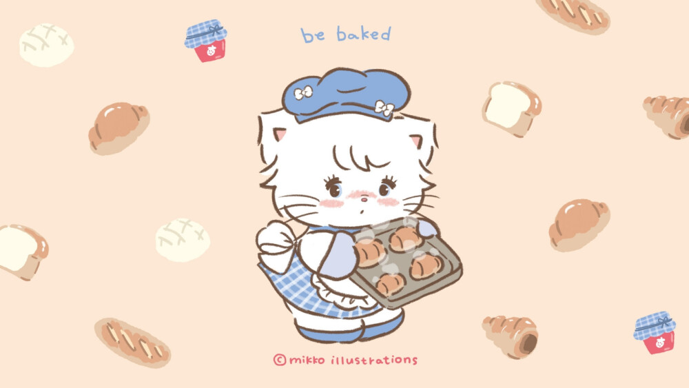 mikko可爱家族iPad壁纸​​​