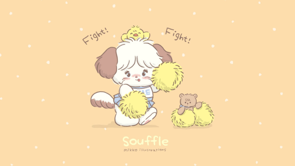 mikko可爱家族iPad壁纸​​​