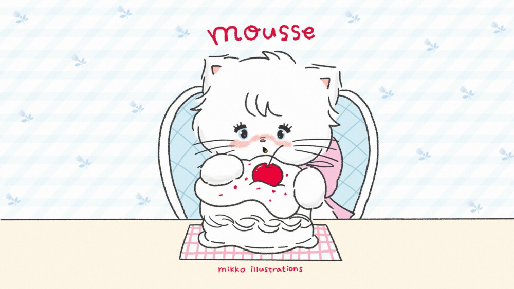 mikko可爱家族iPad壁纸​​​