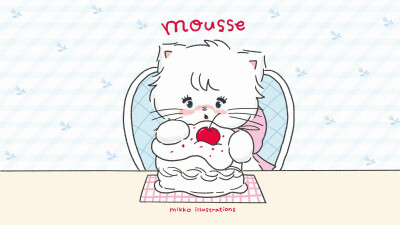 mikko可爱家族iPad壁纸​​​