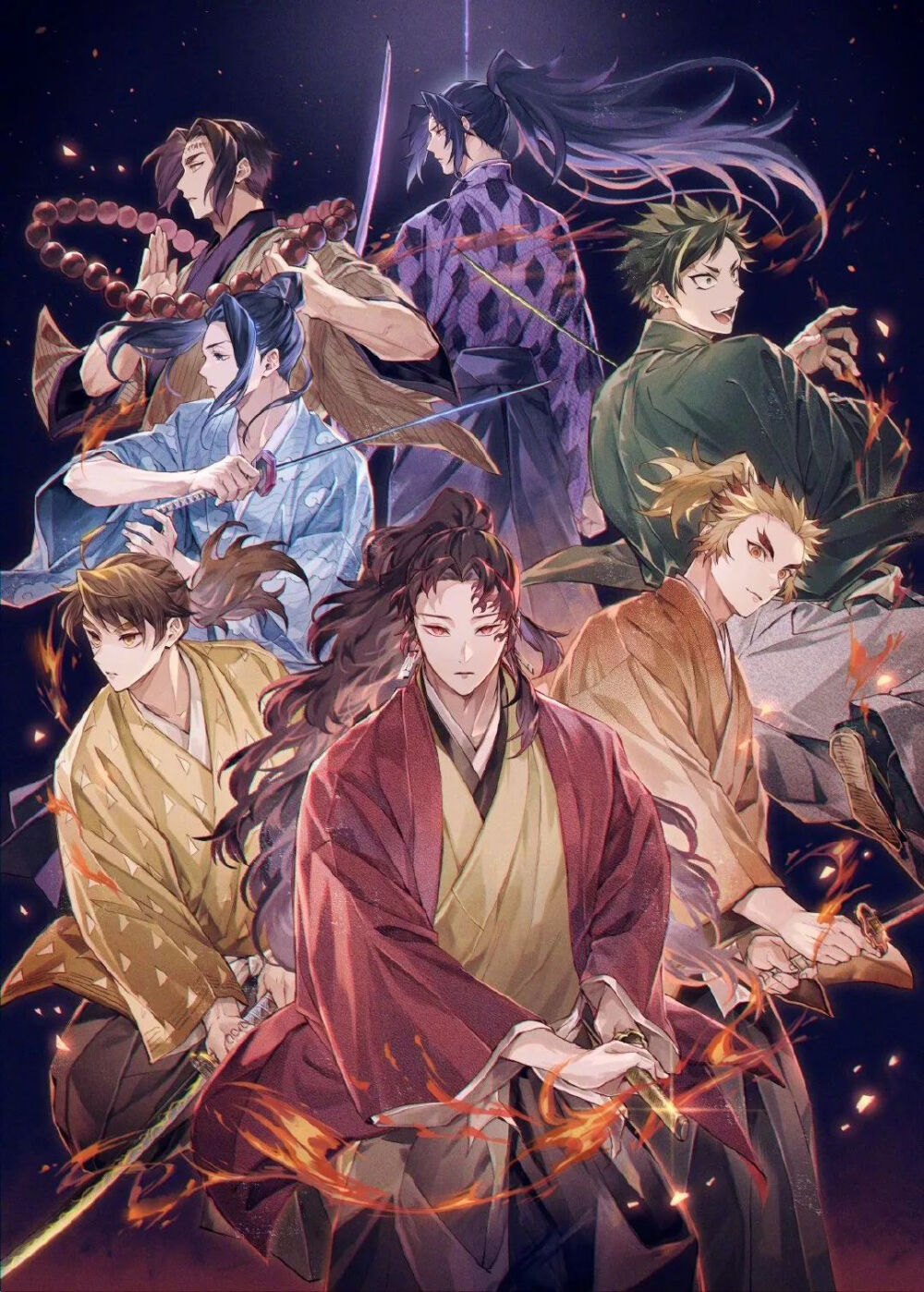 「鬼灭之刃」 起始呼吸·日之呼吸的创造者：… - 高清图片，堆糖，美图壁纸兴趣社区