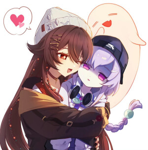 『胡桃&七七』
x:u—u
