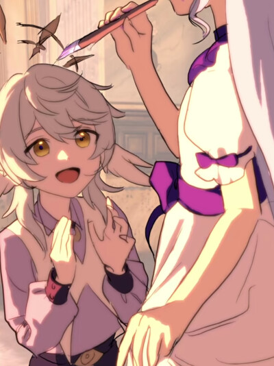 崩铁
知更鸟兄妹，开拓者
