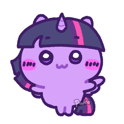 乌萨奇x小马宝莉
小可爱们的梦幻联动
画师：xhs@天才普