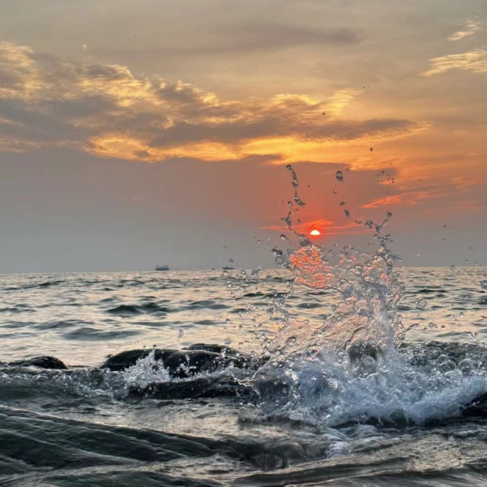 落日背景图 海的背景图