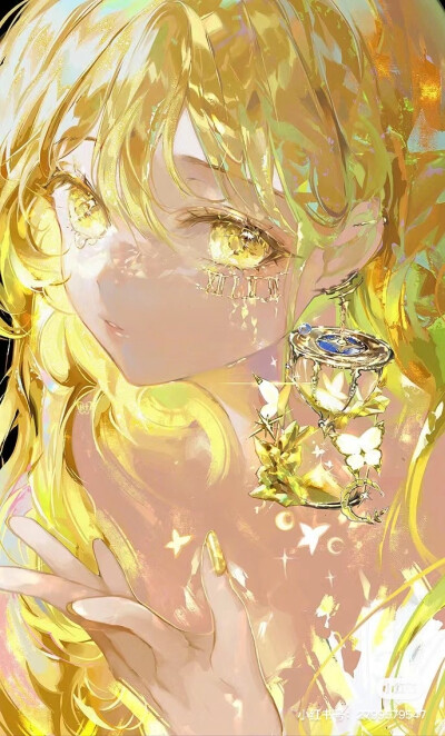 宝石，女孩，目