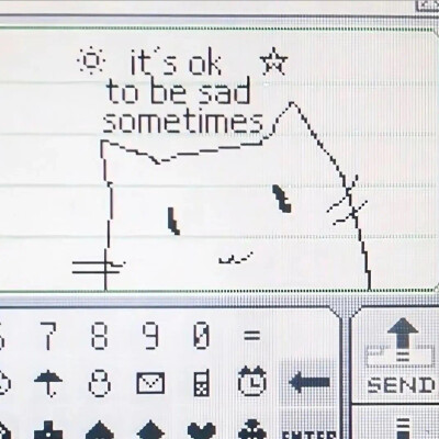 背景图/单图收藏_it’s ok to be sad sometimes.
