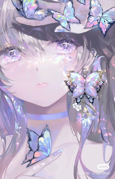 宝石，女孩，目