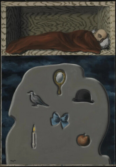 鲁莽的睡眠者，马格利特，1927，泰特现代美术馆