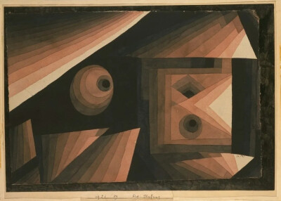 红色等级，保罗·克利，1921，国立博古睿美术馆-柏林国家博物馆联盟