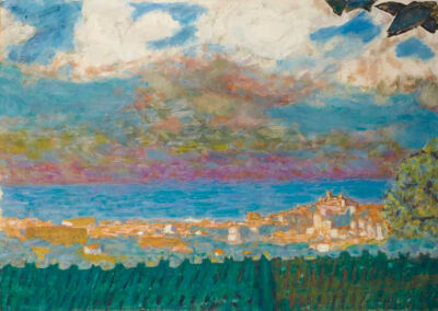 Ciel d'orage sur Cannes,1945,Oil on canvas,52x74.2cm