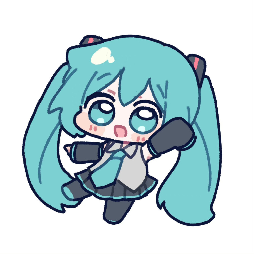 Miku初音未来萌萌哒表情包头像