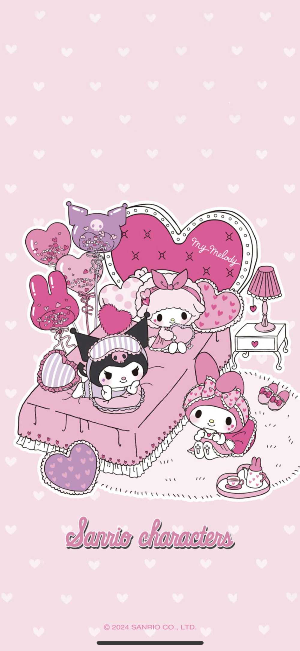 sanrio 三丽鸥 美乐蒂库洛米手机壁纸套图 一颗酸苹果的壁纸库