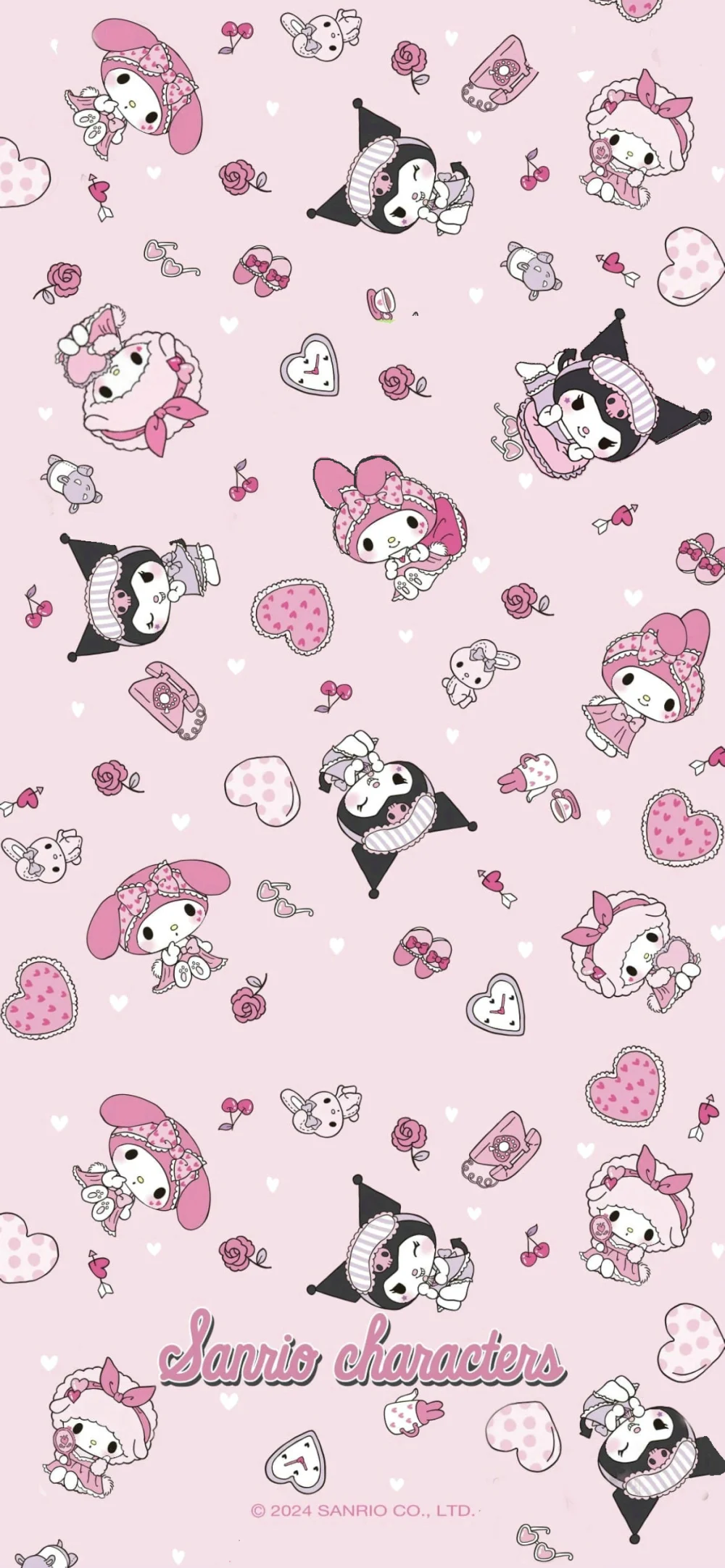 sanrio 三丽鸥 美乐蒂库洛米手机壁纸套图 … - 高清图片,堆糖,美图