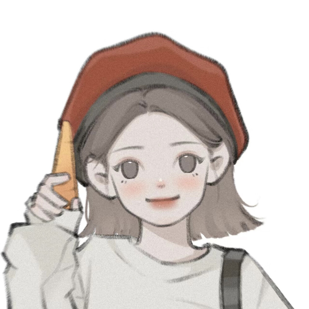 手绘女生头像图源小红书