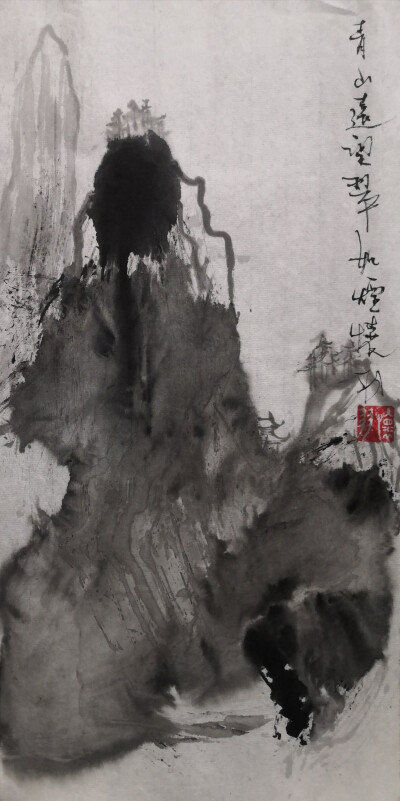 融合传统与现代：怀羽黄仍彬的中国画作品在继承中国传统水墨画精髓的基础上，巧妙地融入了现代绘画的元素和技法，形成了独特的艺术风格。他的画作既具有古典的韵味，又充满了现代感。