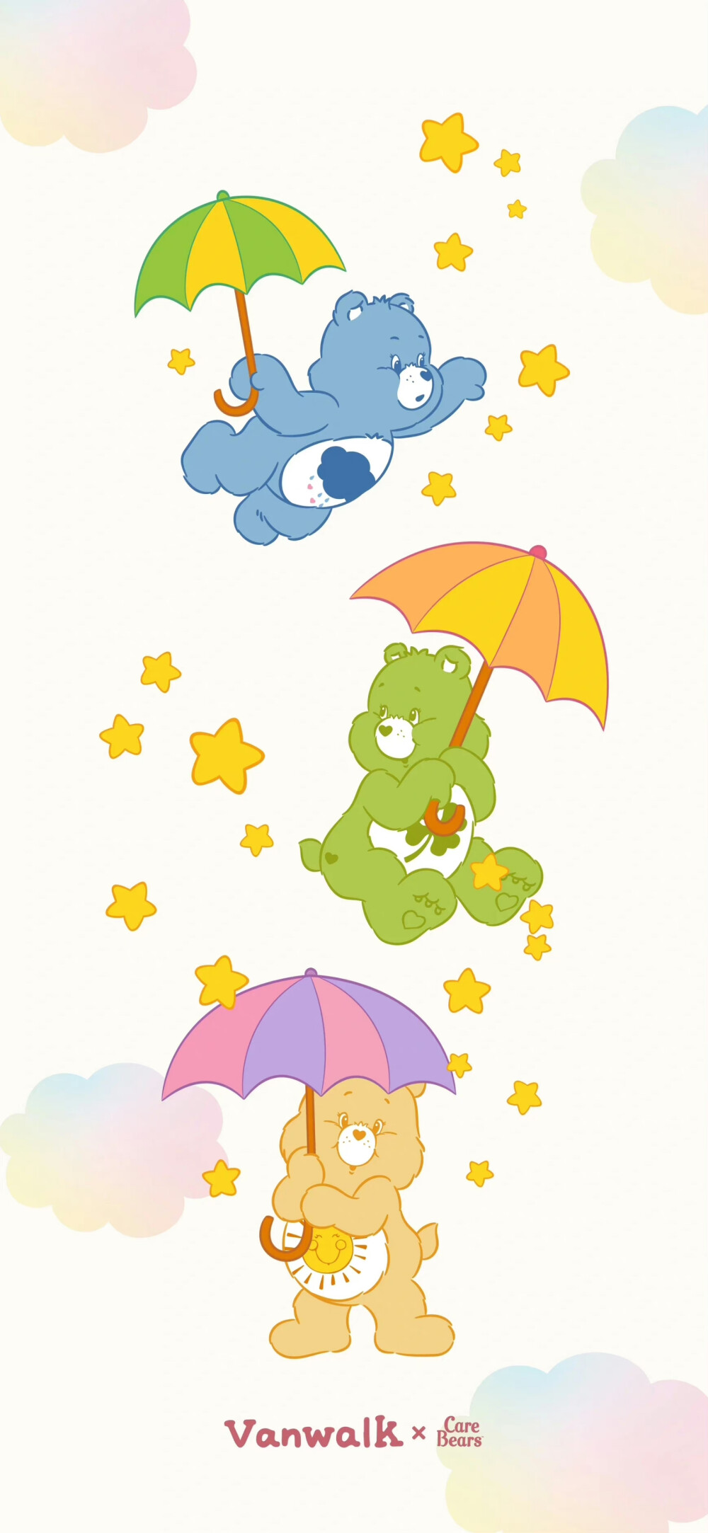 carebears爱心熊卡通手机壁纸​​​