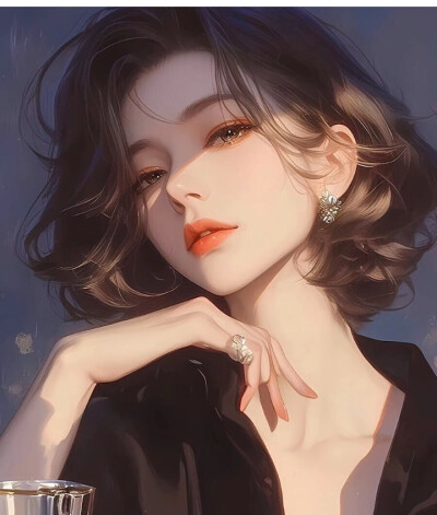 西装女