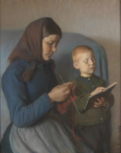 丹麦艺术家 安娜·安切尔（Anna Ancher，1859年-1935年），绘画作品欣赏。